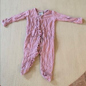 Spearmint Love Ruffle footie